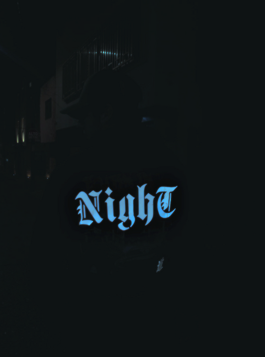 SUDADERA OVERSIDE- Burn in the night